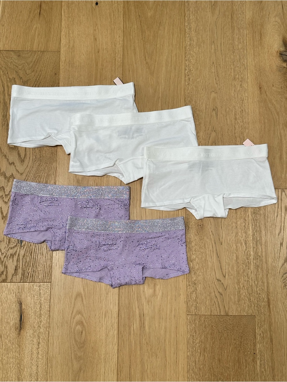 Victoria’s Secret Shortie Boyshort Underwear Lot of 5 XS NWT/NWOT